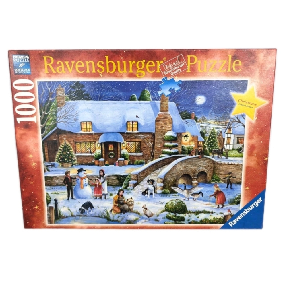 Ravensburger Christmas Puzzle 1000 Pieces Limited Edition Idyllic Christmas